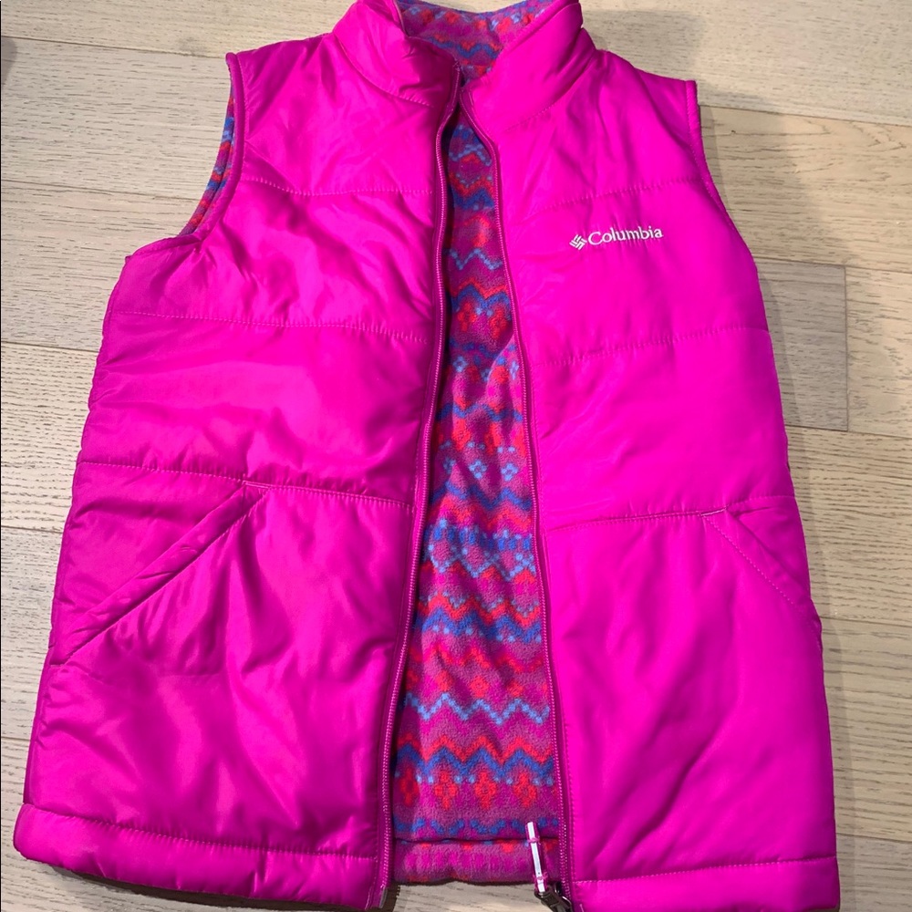 Reversible Columbia girls vest
